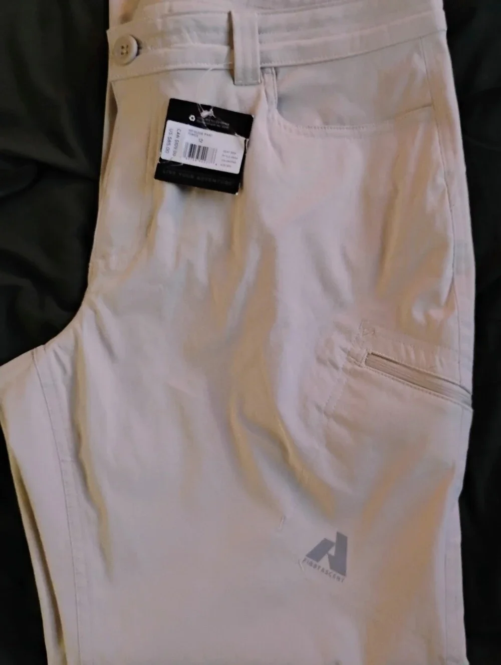 Eddie Bauer NWT Light Beige Casual Pants Petite Straight Mid Rise Sz 12p - Picture 3 of 7